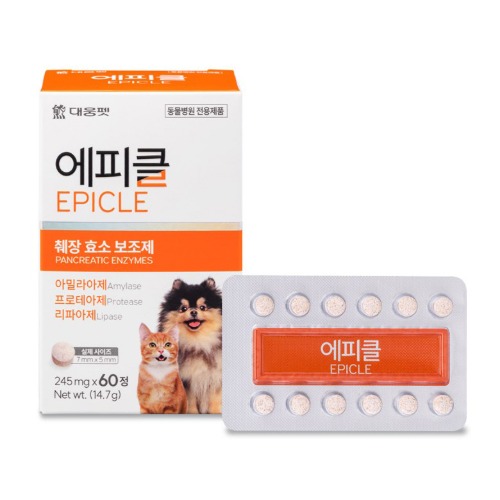 [대웅펫] 에피클 245mg x 60정