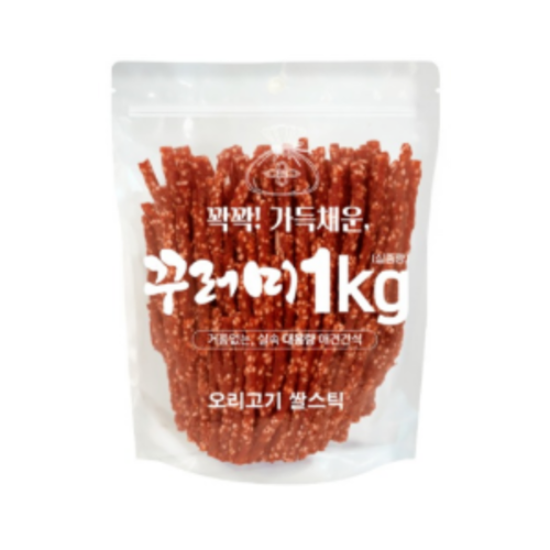 꾸러미 1kg 오리고기쌀스틱