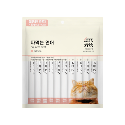 무마진 짜먹는 연어 40p 고양이 츄르