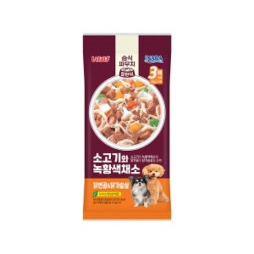 이나바 소고기와 녹황색채소 닭연골&닭가슴살