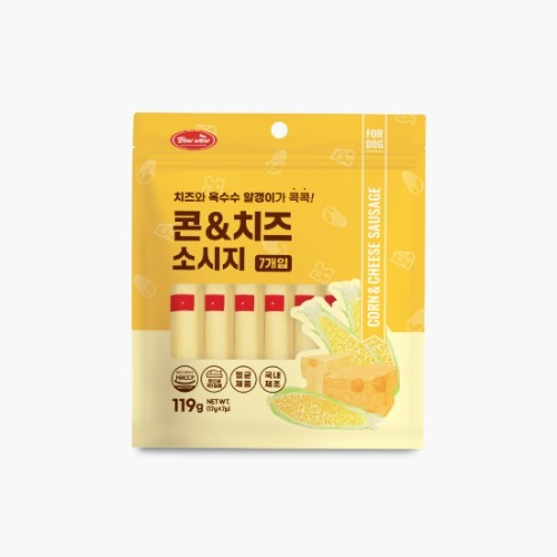 바우와우 콘&치즈 / 블루베리&치즈 소시지