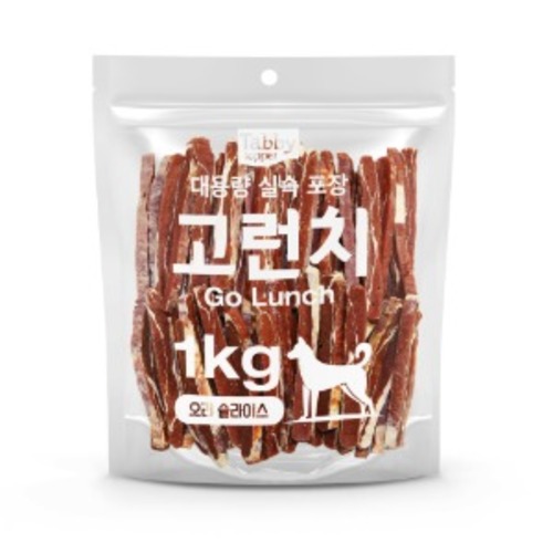 테비 고런치 1kg [오리슬라이스]