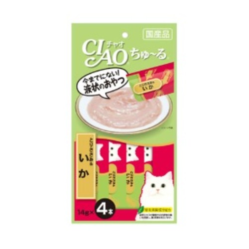 챠오츄르 닭가슴살&오징어 (4p) [주문단위 6개]