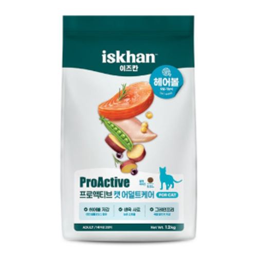 이즈칸 캣 어덜트케어 1.2kg